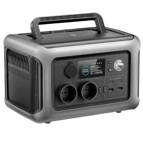 ALLPOWERS R600 - 299 Wh Powerstation mit 600 W / 1200 W Leistung